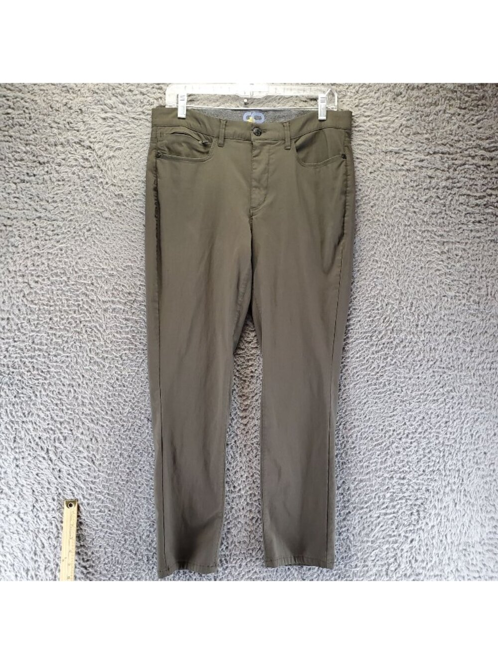 Copper Oak Pants Mens 32x30 Green Nylon Blend Lightweight Stretch Design